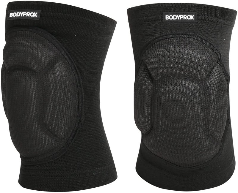 Bodyprox وسادات حماية الركبة من بودي بروكس، إسفنجة سميكة، سترة تجنب الاصطدام للركبة (كبير) - Image 1